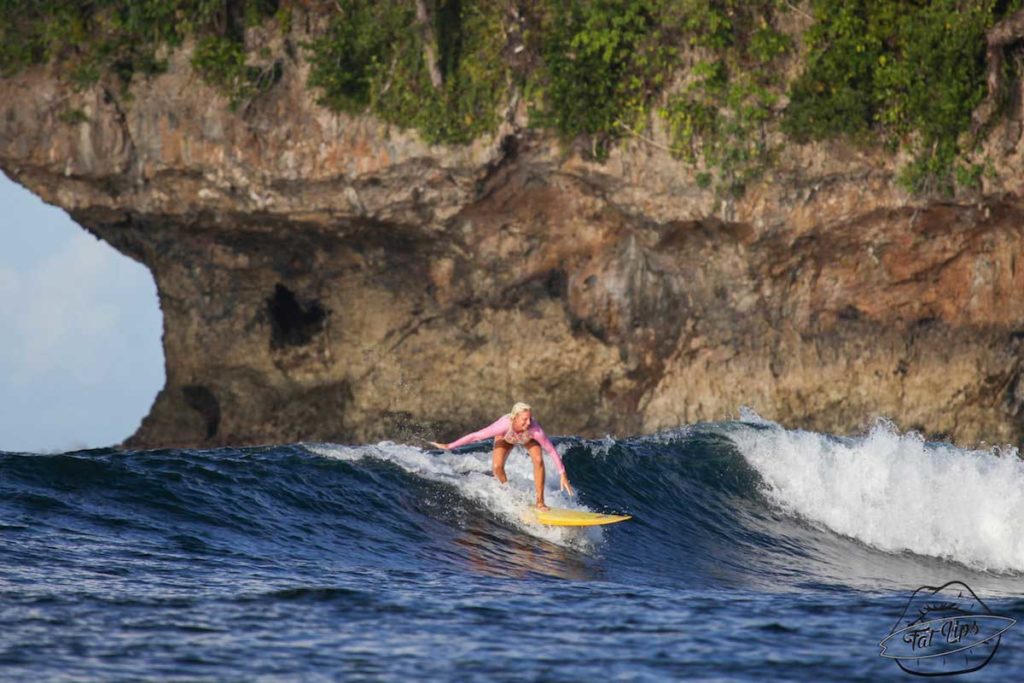 Surfing in Siargao, Philippines